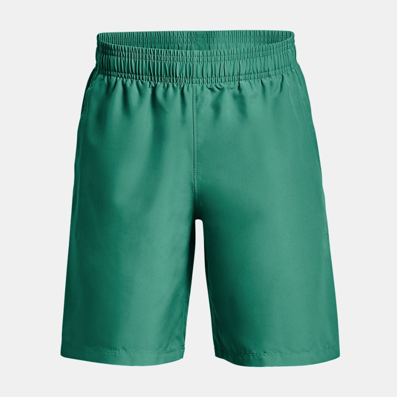 Boys'  Under Armour  Woven Graphic Shorts Birdie Green / Black YLG (59 - 63 in)
